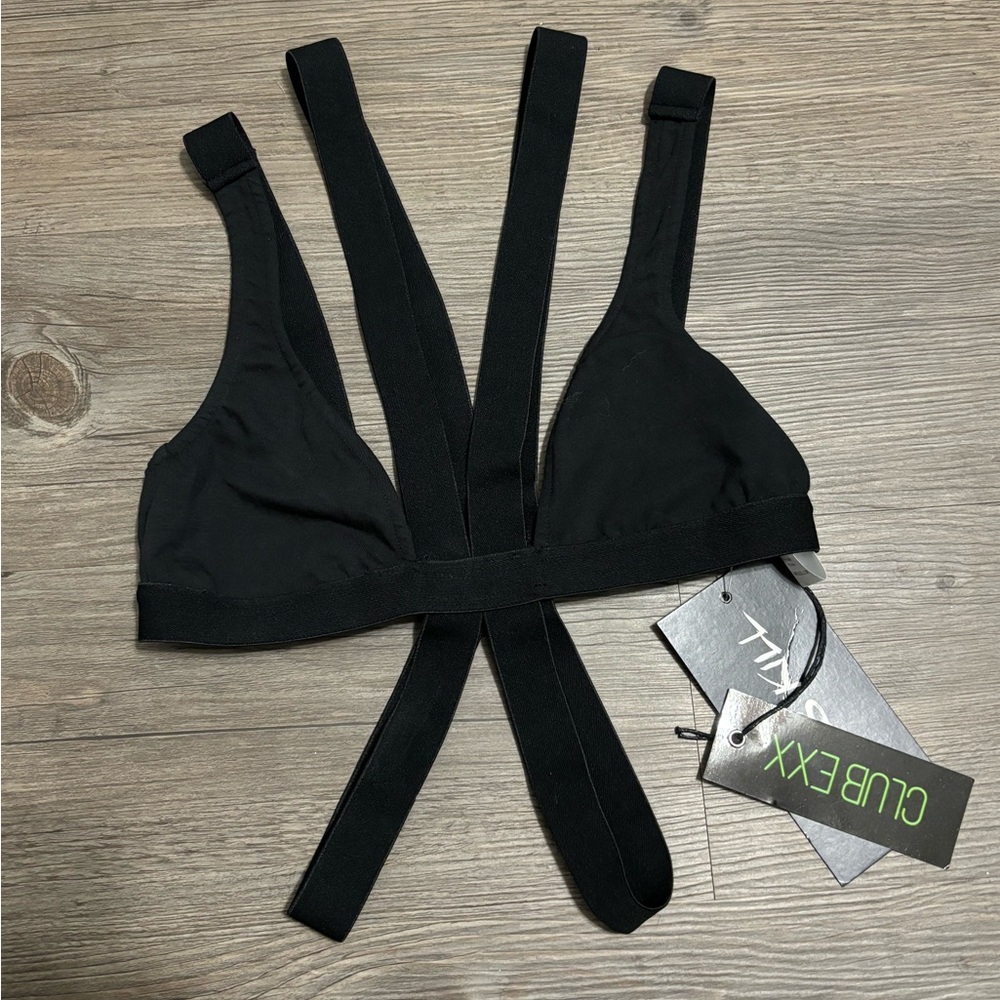 NWT Dolls Kill / Club Exx Triple X-Rated Bra Top